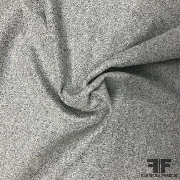 Italian Double-Faced Wool Coating - Grey/Taupe 4 Italian Double-Faced Wool Coating - Grey/Taupe - Image 2