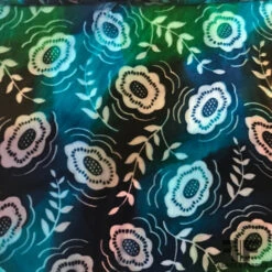 Anna Sui Cut Silk Velvet - Blue/Green 10 Anna Sui Cut Silk Velvet - Blue/Green -Fabrics And Fabrics Store 6359 vbo flat