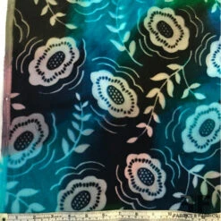 Anna Sui Cut Silk Velvet - Blue/Green 9 Anna Sui Cut Silk Velvet - Blue/Green -Fabrics And Fabrics Store 6359 vbo roll
