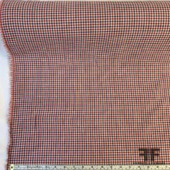 Double-Faced Reversible Cotton Gingham- Red/White/Blue