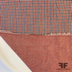 Double-Faced Reversible Cotton Gingham- Red/White/Blue 9 Double-Faced Reversible Cotton Gingham- Red/White/Blue -Fabrics And Fabrics Store 6636 cs 3