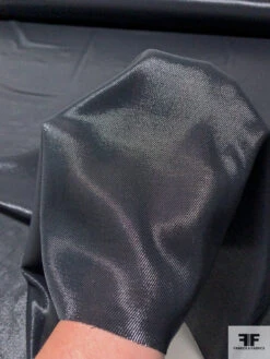 Italian Twill Woven Sheer Lamé - Midnight Navy -Fabrics And Fabrics Store 6718 6