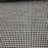 Italian Gingham Checkered Yarn Dyed Cotton Shirting - Black / White -Fabrics And Fabrics Store 7084 1
