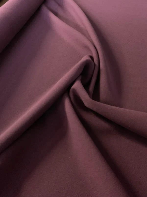 Italian Quality Double Wool Crepe - Plum 4 Italian Quality Double Wool Crepe - Plum - Image 2