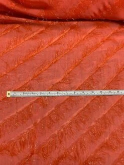 J Mendel Diagonal Lurex-Fringed Novelty - Coral 10 J Mendel Diagonal Lurex-Fringed Novelty - Coral -Fabrics And Fabrics Store 7529 6