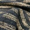 Metallic Foil Striped Printed Woven Wool Tweed Coating - Black / Gold 2 Metallic Foil Striped Printed Woven Wool Tweed Coating - Black / Gold -Fabrics And Fabrics Store 7680 4