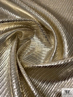 Diagonal Striped Fused-Back Lamé - Gold -Fabrics And Fabrics Store 7836 3 bfd63261 4f46 41a3 8f7b 0f41179c4988