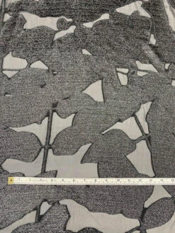 J Mendel Novelty Abstract Fil Coupé Metallic Chiffon - Black -Fabrics And Fabrics Store 7962 6