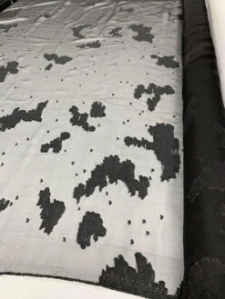 Floral Gradient Fil Coupé Silk Chiffon - Black -Fabrics And Fabrics Store 7964 4