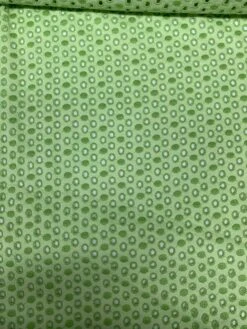 Circles Embroidered Cotton Eyelet - Lime Green -Fabrics And Fabrics Store 8042 1
