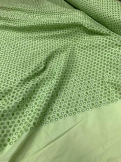 Circles Embroidered Cotton Eyelet - Lime Green -Fabrics And Fabrics Store 8042 6