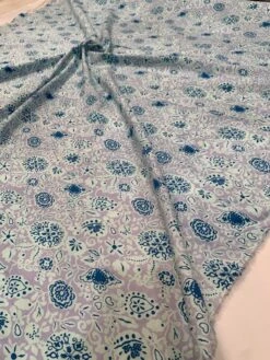 Summer Loving Printed Cotton Poplin - Lavender / Sky Blue / Blue -Fabrics And Fabrics Store 8184 3