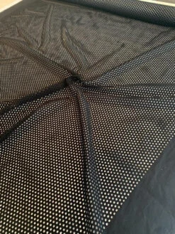 Italian Circles Embroidered Cotton Eyelet - Black -Fabrics And Fabrics Store 8324 3