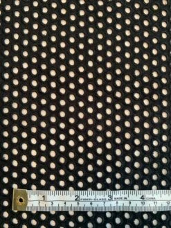 Italian Circles Embroidered Cotton Eyelet - Black -Fabrics And Fabrics Store 8324 6