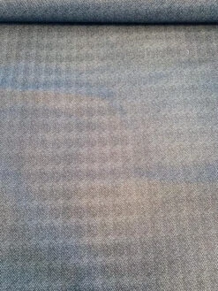 Classic Herringbone Printed Cotton Twill - Black / Grey -Fabrics And Fabrics Store 8390 3