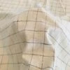 Windowpane Brushed Flannel Cotton Twill - Ivory / Navy 1 Windowpane Brushed Flannel Cotton Twill - Ivory / Navy -Fabrics And Fabrics Store 8480 1 1