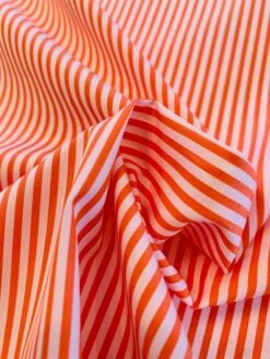 Ralph Lauren Italian Extra Fine Yarn-Dyed Cotton Shirting - Orange / White 7 Ralph Lauren Italian Extra Fine Yarn-Dyed Cotton Shirting - Orange / White -Fabrics And Fabrics Store 8501 2