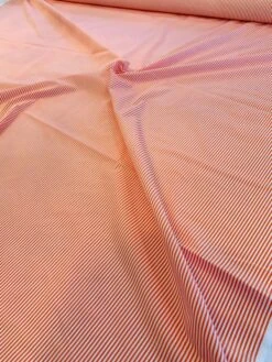 Ralph Lauren Italian Extra Fine Yarn-Dyed Cotton Shirting - Orange / White 8 Ralph Lauren Italian Extra Fine Yarn-Dyed Cotton Shirting - Orange / White -Fabrics And Fabrics Store 8501 3