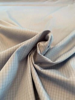 Japanese Mini Windowpane Cotton Shirting - Blue-Grey / Navy -Fabrics And Fabrics Store 8523 2