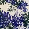 Large Tropical Leaf Printed Stretch Cotton Pique - Spruce Green / Royal Blue / White 1 Large Tropical Leaf Printed Stretch Cotton Pique - Spruce Green / Royal Blue / White -Fabrics And Fabrics Store 8545 1 807fd26d 1914 4039 8363 9b8b04d22f4d