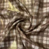 Plaid Printed Lightweight Lamé - Gold / Tan / Bronze 1 Plaid Printed Lightweight Lamé - Gold / Tan / Bronze -Fabrics And Fabrics Store 8750 1