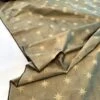 Compass Star Jacquard Silk Shantung - Iridescent Antique Gold