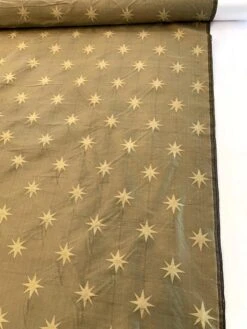 Compass Star Jacquard Silk Shantung - Iridescent Antique Gold 8 Compass Star Jacquard Silk Shantung - Iridescent Antique Gold -Fabrics And Fabrics Store 8987 3