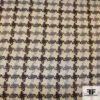 Wool Houndstooth - Brown/Purple