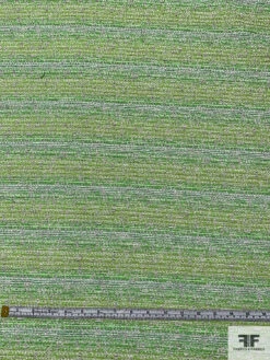 Italian Classic Tweed With Silver Shimmer Threads - Shades Of Green / White / Silver Lurex 13 Italian Classic Tweed With Silver Shimmer Threads - Shades Of Green / White / Silver Lurex -Fabrics And Fabrics Store 9079 3 e91ea793 d18a 45f6 8348 613d0536bf35