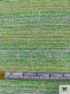 Italian Classic Tweed With Silver Shimmer Threads - Shades Of Green / White / Silver Lurex 14 Italian Classic Tweed With Silver Shimmer Threads - Shades Of Green / White / Silver Lurex -Fabrics And Fabrics Store 9079 4 18a72c41 8b94 4e17 9ef4 61fcc917dd39