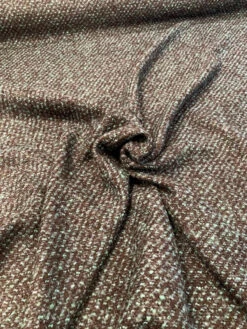 Italian Classic Boucle Tweed Jacket Weight Wool Blend - Moss Green / Black 9 Italian Classic Boucle Tweed Jacket Weight Wool Blend - Moss Green / Black -Fabrics And Fabrics Store 9082 3