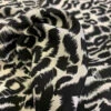Animal Pattern Printed Silk Crepe De Chine - Black / Ivory 1 Animal Pattern Printed Silk Crepe De Chine - Black / Ivory -Fabrics And Fabrics Store 9093 2