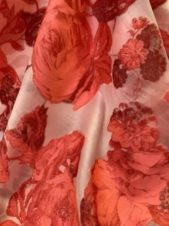 Italian Lela Rose Oversize Floral Fil Coupé Organza - Peony / Pink / Red / White 14 Italian Lela Rose Oversize Floral Fil Coupé Organza - Peony / Pink / Red / White -Fabrics And Fabrics Store 9155 2