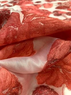 Italian Lela Rose Oversize Floral Fil Coupé Organza - Peony / Pink / Red / White 17 Italian Lela Rose Oversize Floral Fil Coupé Organza - Peony / Pink / Red / White -Fabrics And Fabrics Store 9155 5