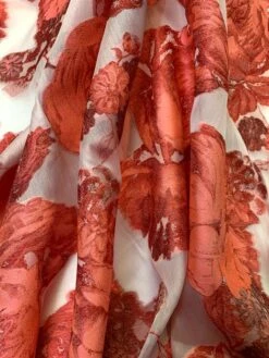 Italian Lela Rose Oversize Floral Fil Coupé Organza - Peony / Pink / Red / White 21 Italian Lela Rose Oversize Floral Fil Coupé Organza - Peony / Pink / Red / White -Fabrics And Fabrics Store 9155 9