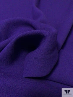 Italian Double Faced Wool Crepe With Stretch - Purple 8 Italian Double Faced Wool Crepe With Stretch - Purple -Fabrics And Fabrics Store 9179 3