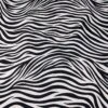 Zebra Printed Stretch Cotton Sateen - Black / White 2 Zebra Printed Stretch Cotton Sateen - Black / White -Fabrics And Fabrics Store 9231 1