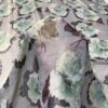 Made In Italy J Mendel Floral Printed Jacquard Lamé - Grey / Mauve / Dusty Teal 1 Made In Italy J Mendel Floral Printed Jacquard Lamé - Grey / Mauve / Dusty Teal -Fabrics And Fabrics Store 9412 5