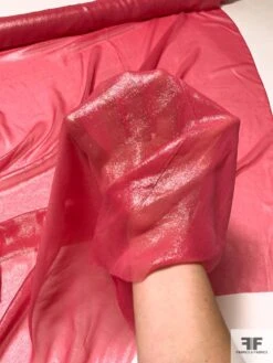 Silk Chiffon With Lurex Lamé - Berry Pink 11 Silk Chiffon With Lurex Lamé - Berry Pink -Fabrics And Fabrics Store 9413 3