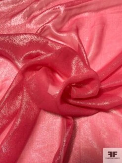 Silk Chiffon With Lurex Lamé - Berry Pink 12 Silk Chiffon With Lurex Lamé - Berry Pink -Fabrics And Fabrics Store 9413 4
