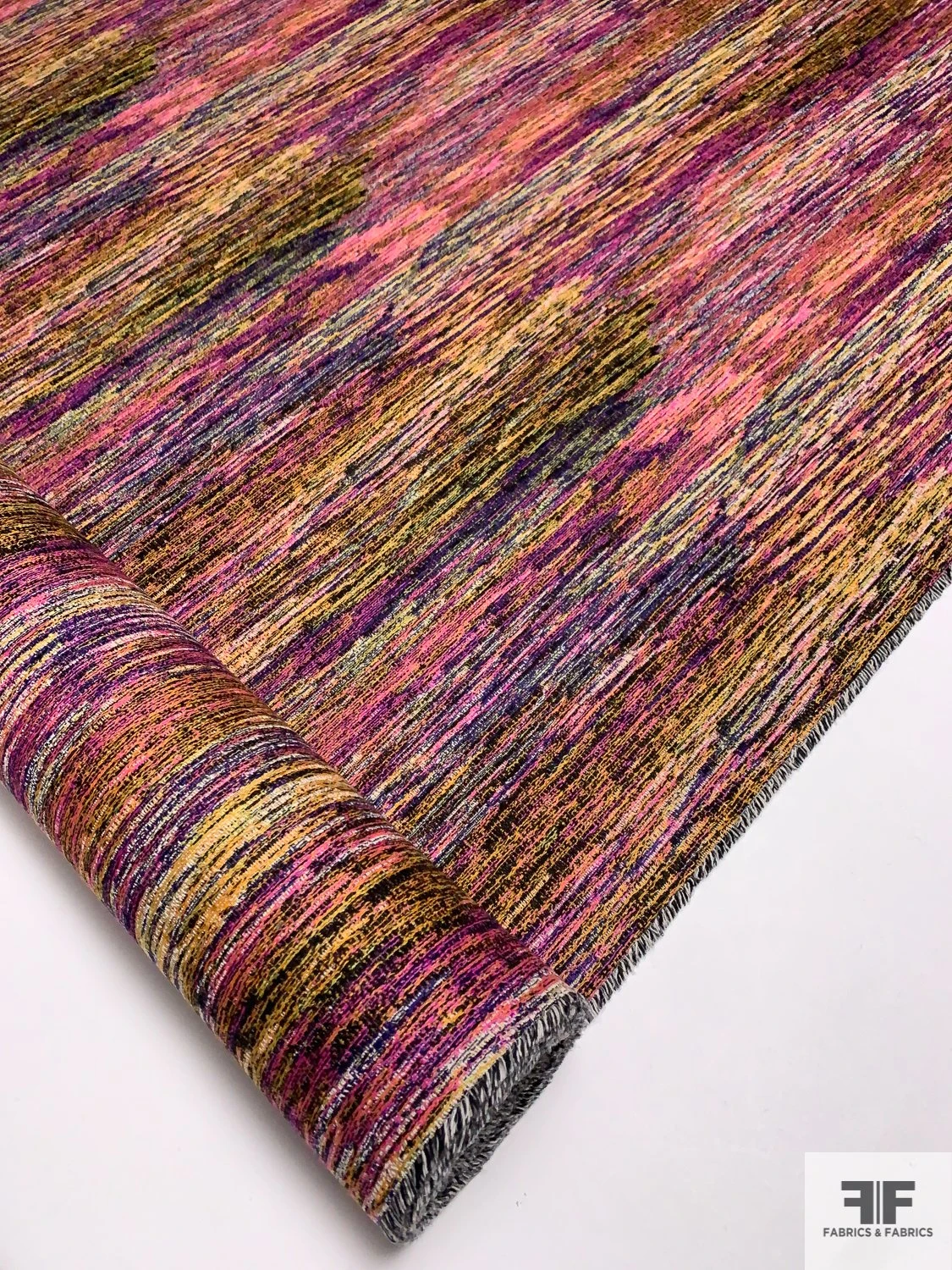 Italian Tightly Woven Novelty Virgin Wool Blend - Multicolor / Magenta 3 Italian Tightly Woven Novelty Virgin Wool Blend - Multicolor / Magenta