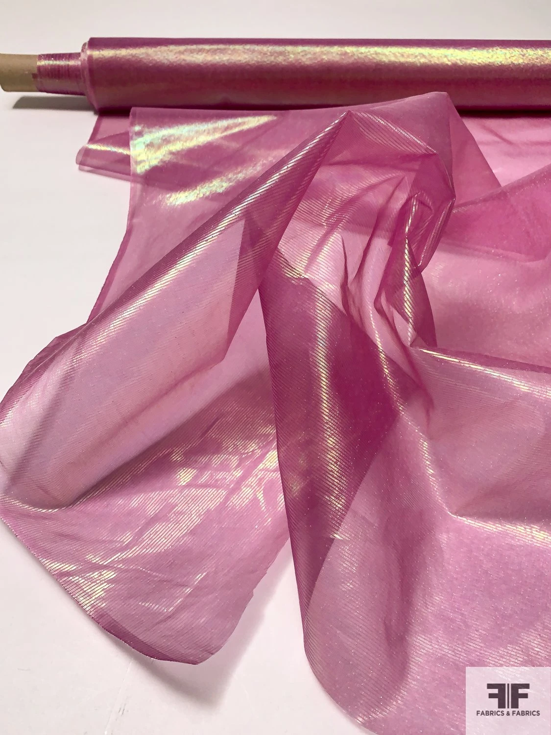 Made In Japan Slightly Textured Moonglow Iridescent Lamé Organza - Iridescent Magenta 3 Made In Japan Slightly Textured Moonglow Iridescent Lamé Organza - Iridescent Magenta