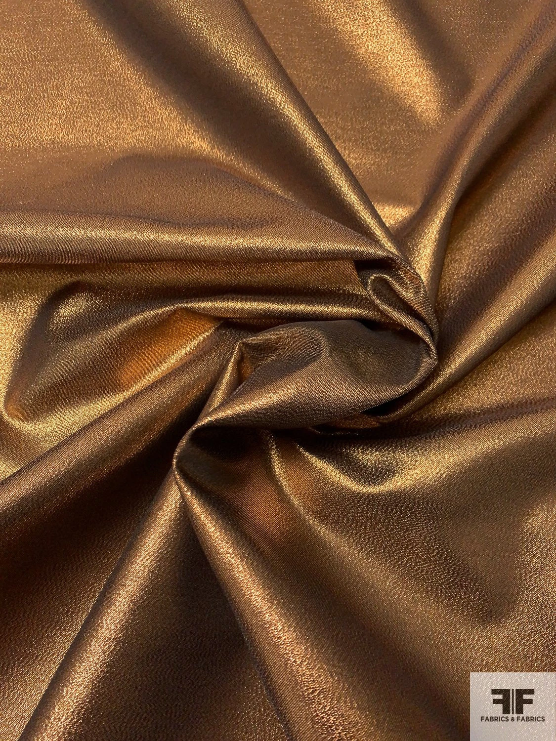 Taffeta-Like Lamé - Light Copper 6 Taffeta-Like Lamé - Light Copper - Image 4