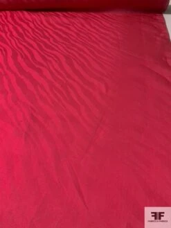Italian Satin Faced Organza With Wavy Jacquard Pattern - Berry Pink 12 Italian Satin Faced Organza With Wavy Jacquard Pattern - Berry Pink -Fabrics And Fabrics Store 9638 5
