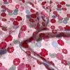 Daisy Graphic Printed Silk Charmeuse - Magenta / Mauve / Pink / Mint 1 Daisy Graphic Printed Silk Charmeuse - Magenta / Mauve / Pink / Mint -Fabrics And Fabrics Store 9718 1