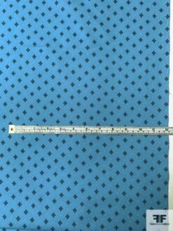 Japanese Fine Geometric Printed Cotton Broadcloth - Canyon Blue 11 Japanese Fine Geometric Printed Cotton Broadcloth - Canyon Blue -Fabrics And Fabrics Store 9873 4