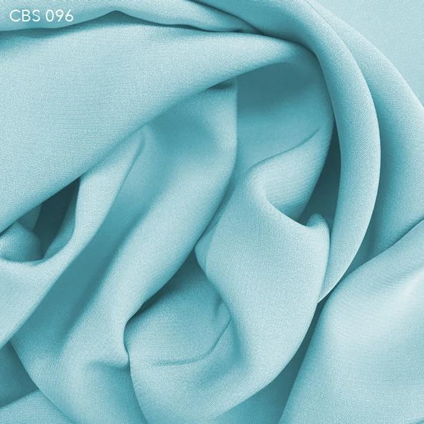 Silk Crepe Back Satin - Seafoam Blue 3 Silk Crepe Back Satin - Seafoam Blue