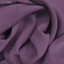 Silk Crepe Back Satin - Mulberry