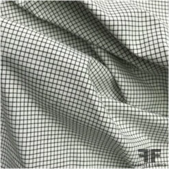 Windowpane Cotton Shirting - Black/White -Fabrics And Fabrics Store CS 5160 Check Cotton Shirting2