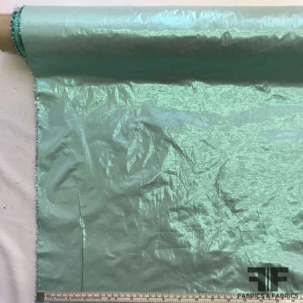 Metallic Lamé - Metallic Aqua 4 Metallic Lamé - Metallic Aqua - Image 2